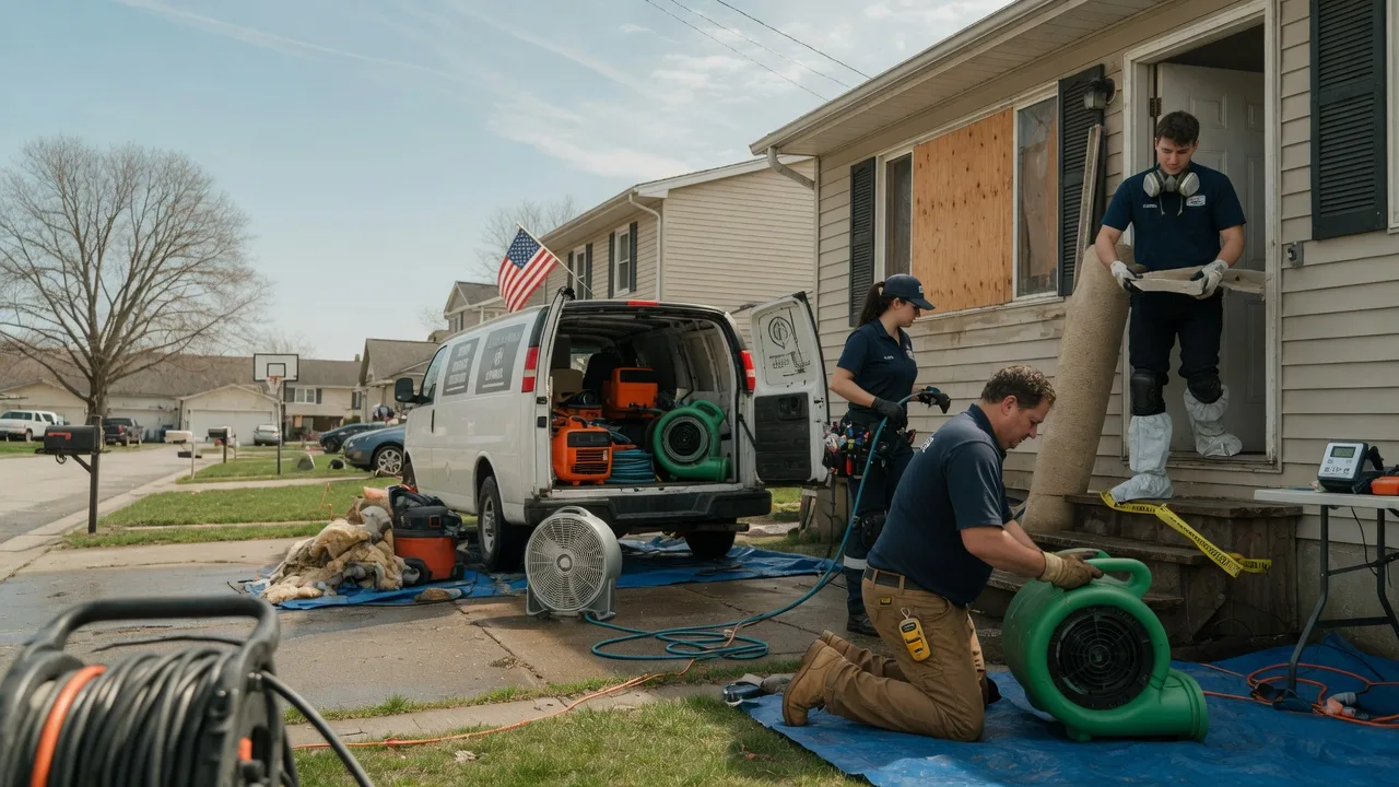 Water Damage Restoration in Higgins, TX near me